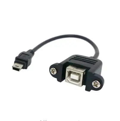 

Cable USB 2.0 MINI Male to B type Female OTG host CABLE 0.2m