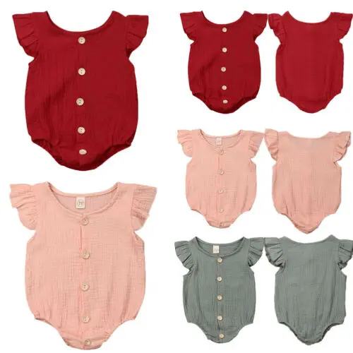 Боди хлопковое однотонное на пуговицах для новорожденных девочек|Боди малышек| |