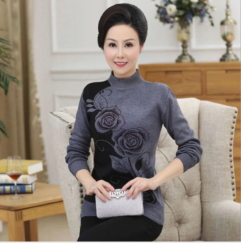 Осенне-зимний эластичный свитер Женский пуловер с длинным рукавом Базовая