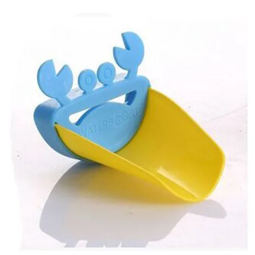 Марка качества животных раковина ванная кухня малыш водопроводной воды кран extender для детей дети ребенок мытье рук продукты по уходу за - Цвет: blue crab