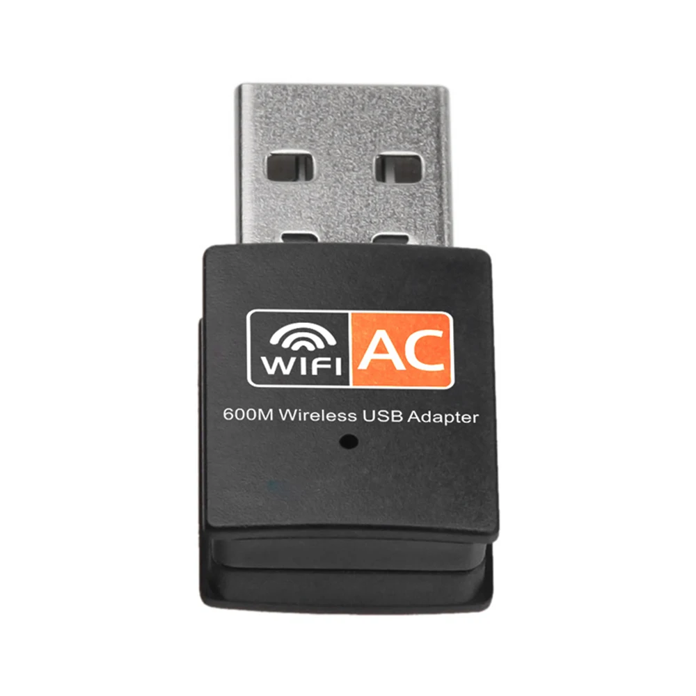 

Black Dual Band 600Mbps 2.4GHz +5GHz USB Wireless Adapter Wifi Antenna 802.11a/b/g/n/ac WiFi USB Adapter for MAC Windows