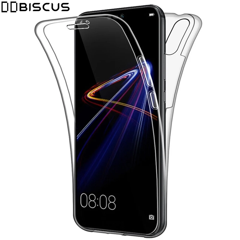 Двойной силиконовый чехол для Huawei P20 P10 P30 P40 Lite E Mate 10 20 Honor 9C 10i 20S 8S 8A P Smart 2019 Y5 Y6