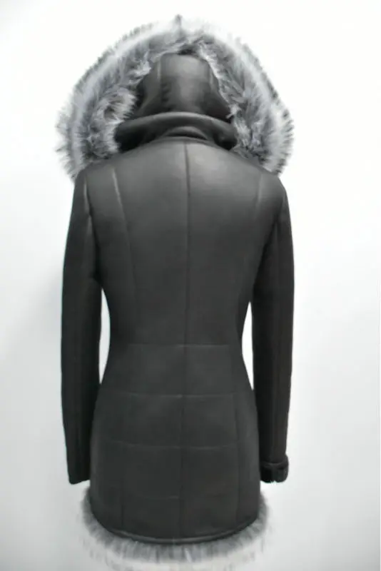 Прямая продажа с фабрики Зимние Модные женские пальто воротником из