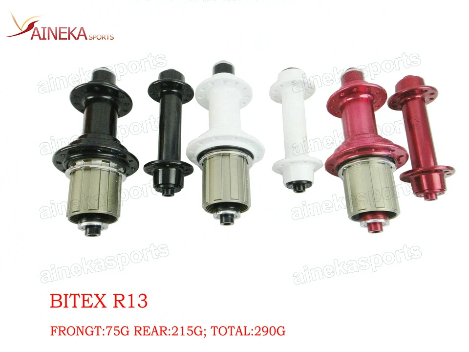 Велосипедные ступицы Bitex RAF13/RAR13 передние R13 75g задние 215g|bitex raf13|road bike hubbicycle hub |