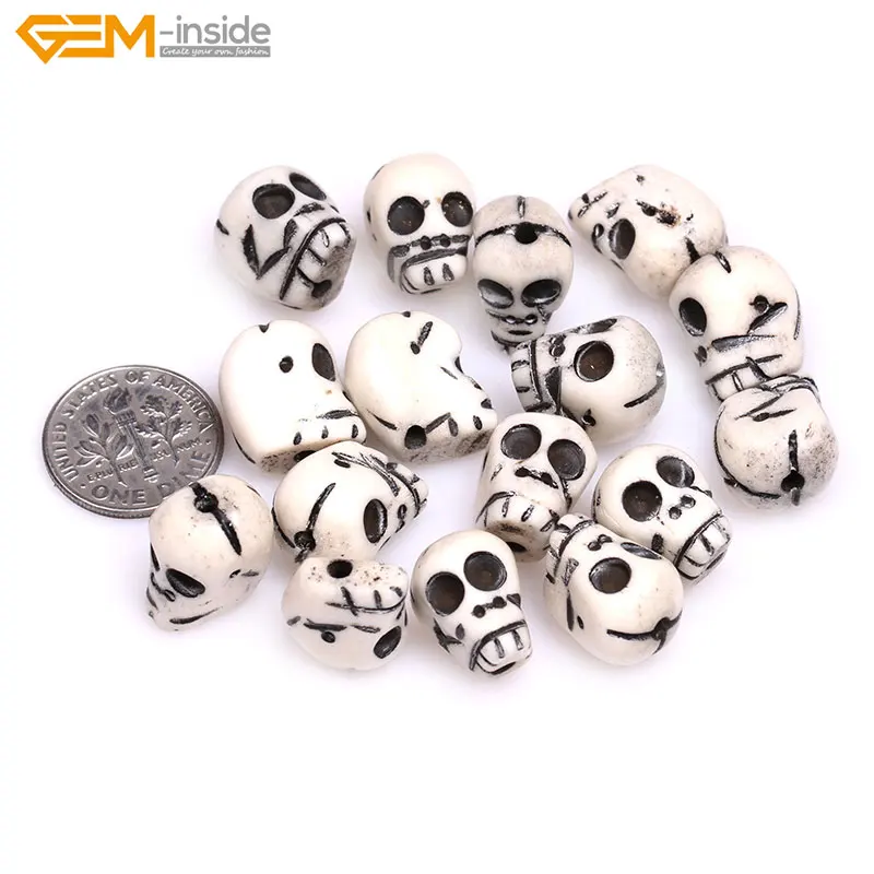 16 шт. бусины в виде черепа 13 х15 мм|skull beads|bone skull beadsbeads beads |