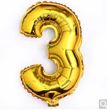 Воздушные шары из алюминиевой фольги цифровой декор для свадьбы 16 дюймов