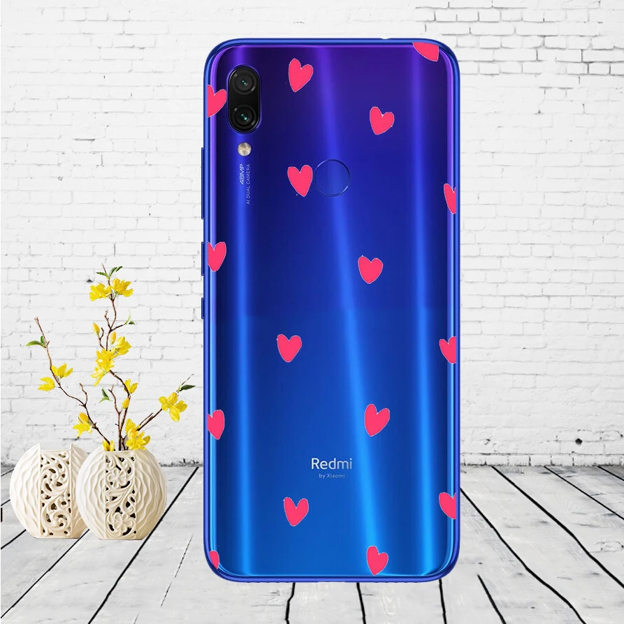 18 02SX чехол для Xiaomi Redmi Note 7, силиконовый чехол для Xiaomi Redmi Note 7, задняя крышка, чехол для Redmi Note 7, чехол для телефона - Цвет: 18