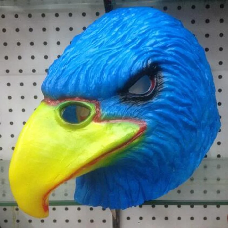 Хэллоуин силиконовые маски 2017 Маскарад Орел маска латексное Животное Костюм