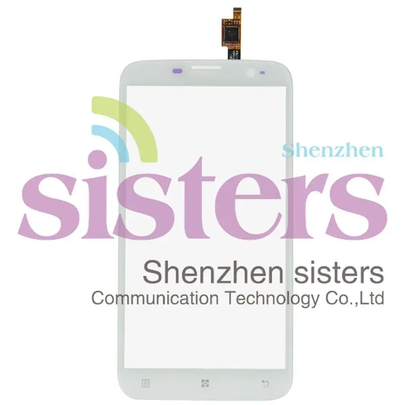 5 шт. Высокое качество черный/белый сенсорный экран дигитайзер Переднее стекло