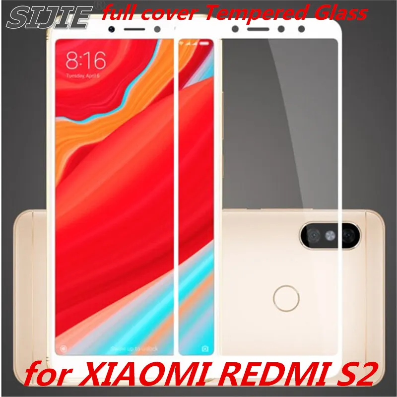 Закаленное стекло с полным покрытием для XIAOMI REDMI S2 S 2 redmiS2 защитный дисплей 9H на