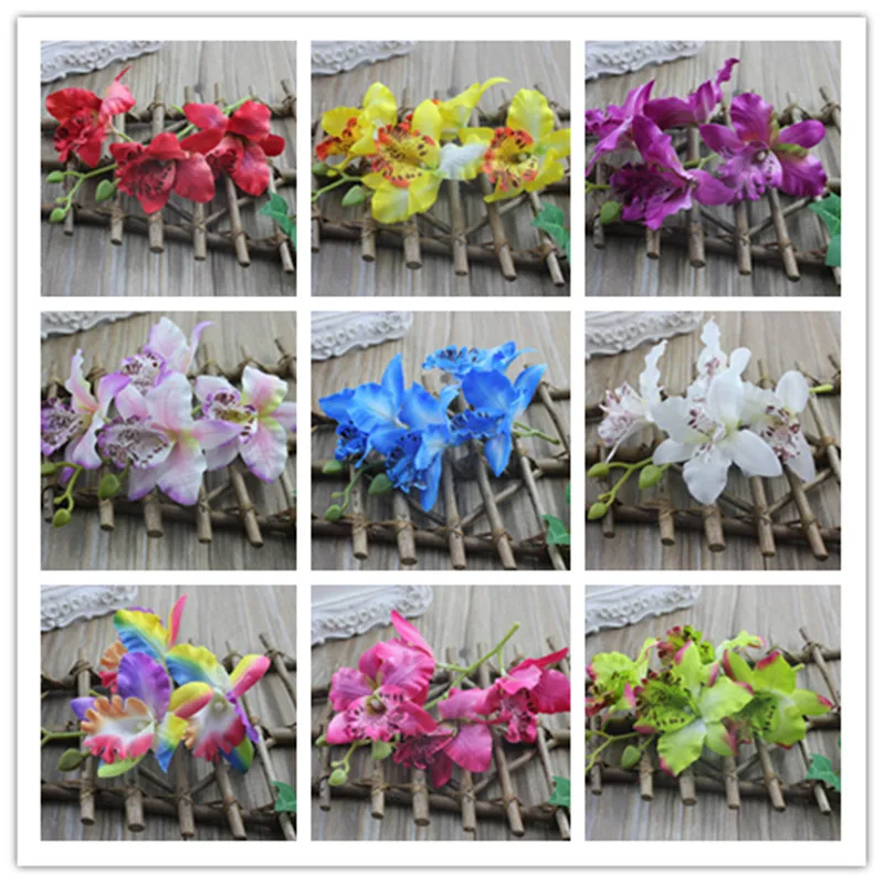 Свадебные искусственные орхидеи цветы для дома Декоративные 1 шт.|fake orchid flowers|flowers