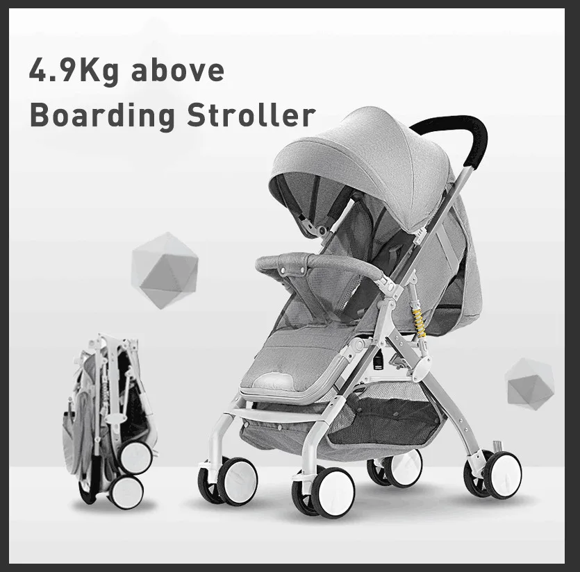 

Легкая коляска, портативная складная детская коляска, может сидеть и лежать светильник на самолете, детская коляска, бесплатная доставка