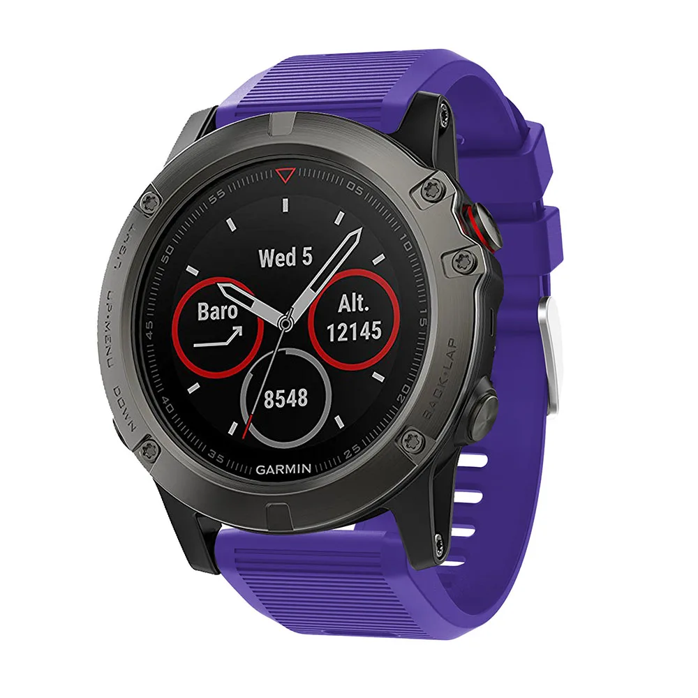 Горячая 26 мм ремешок для часов Garmin Fenix 5X 3 HR GPS часы Quick Release силиконовый Easyfit|silicone wrist