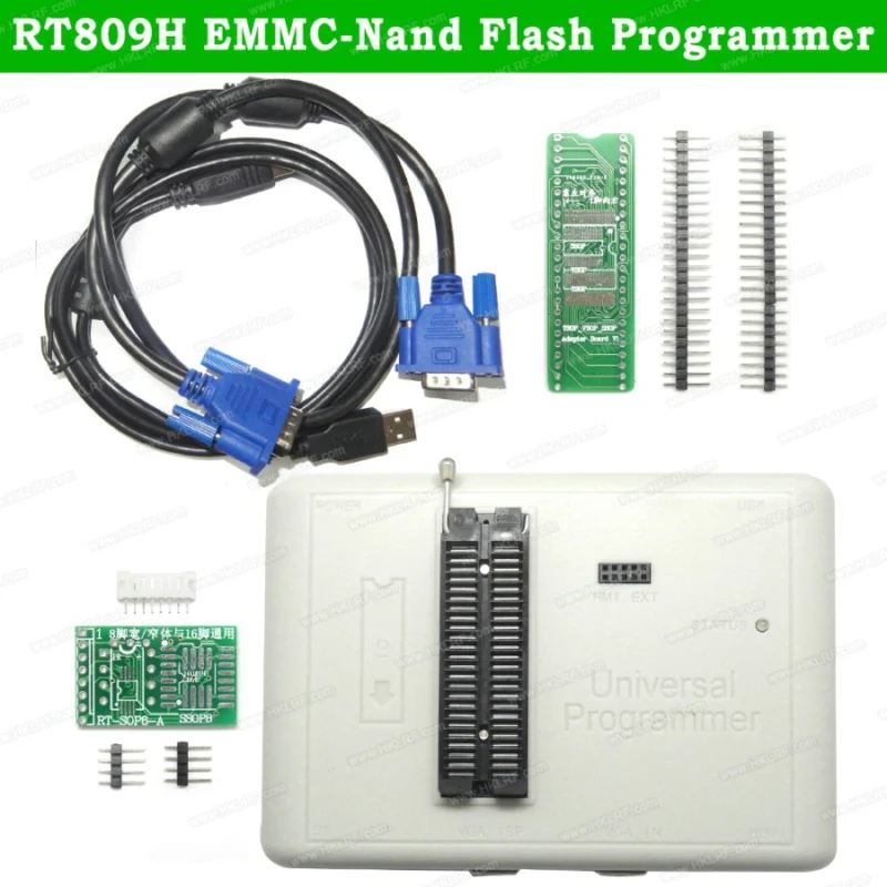 RT809H Programmer RT809H Универсальный USB программатор emmc-nand Flash лучше, чем TL866II Plus RT809F программатор/BGA63 адаптер для RT809H программатор - Цвет: RT809H Programmer