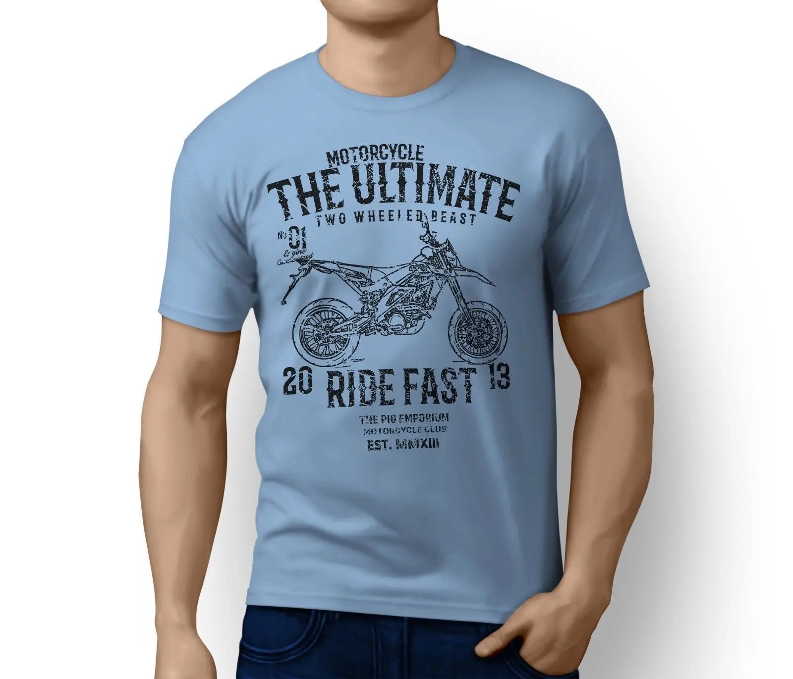 

2019 Men O-Neck Fashion Streetwear Tops Summer Style Cotton Short Slevee Motorcycle Sxv450 2009 Inspired Motorcycle Artcustom T