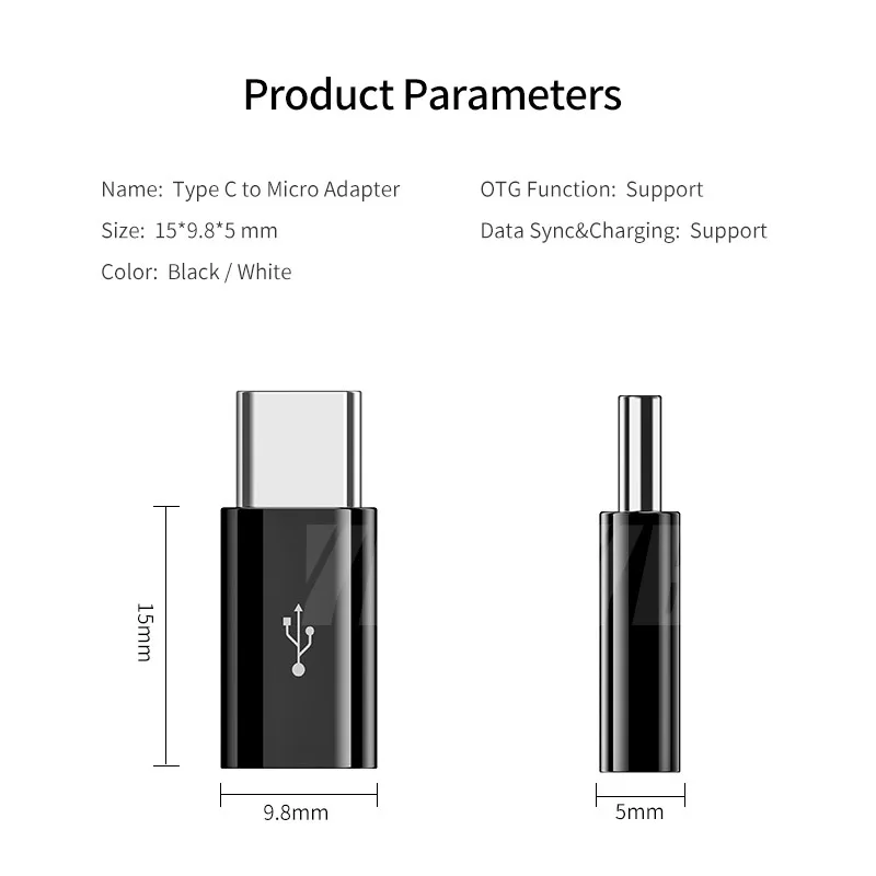 Переходник YBD Type c папа мама Micro USB|Переходники и адаптеры| |