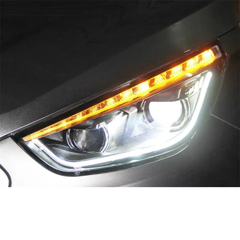 DEL # дневная ходовая лампа Drl Neblineros Para авто боковые поворотные сигнальные огни в