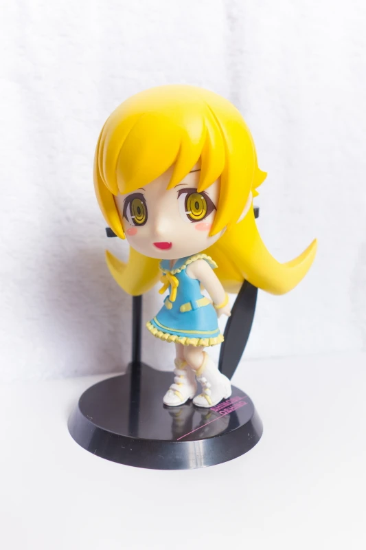 Японская Оригинальная фигурка аниме 10 см кавайная Q version Oshino Shinobu Коллекционная