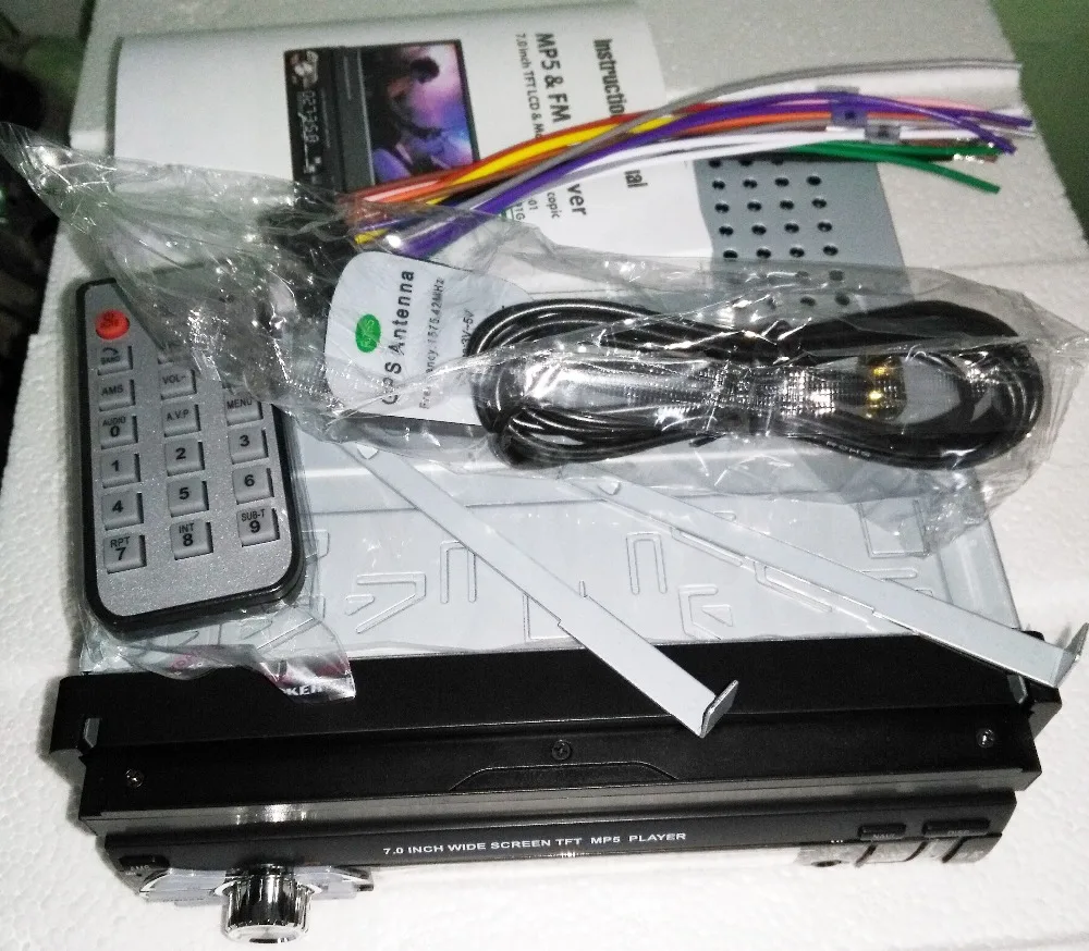 Один 1Din стерео ресивер с FM/CD/MP3/USB dvd-плеер автомобиля gps Навигатор Bluetooth головного устройства автомагнитолы gps навигации