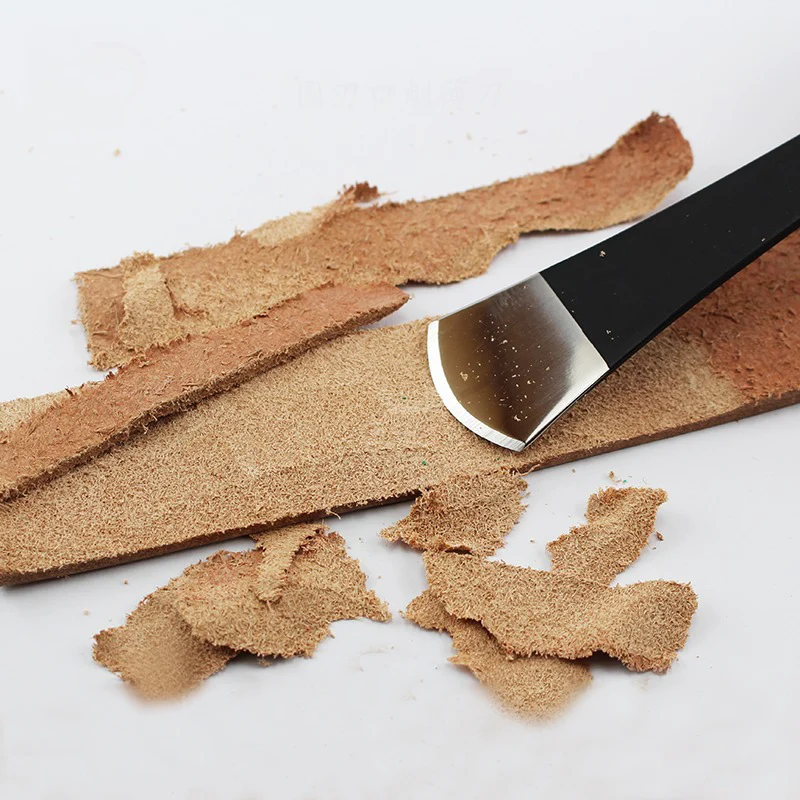 

Durable leather cutting knife Handmade DIY Leather Cut Tools Incision Craft Knife Vegetable tanned skin scraper knife