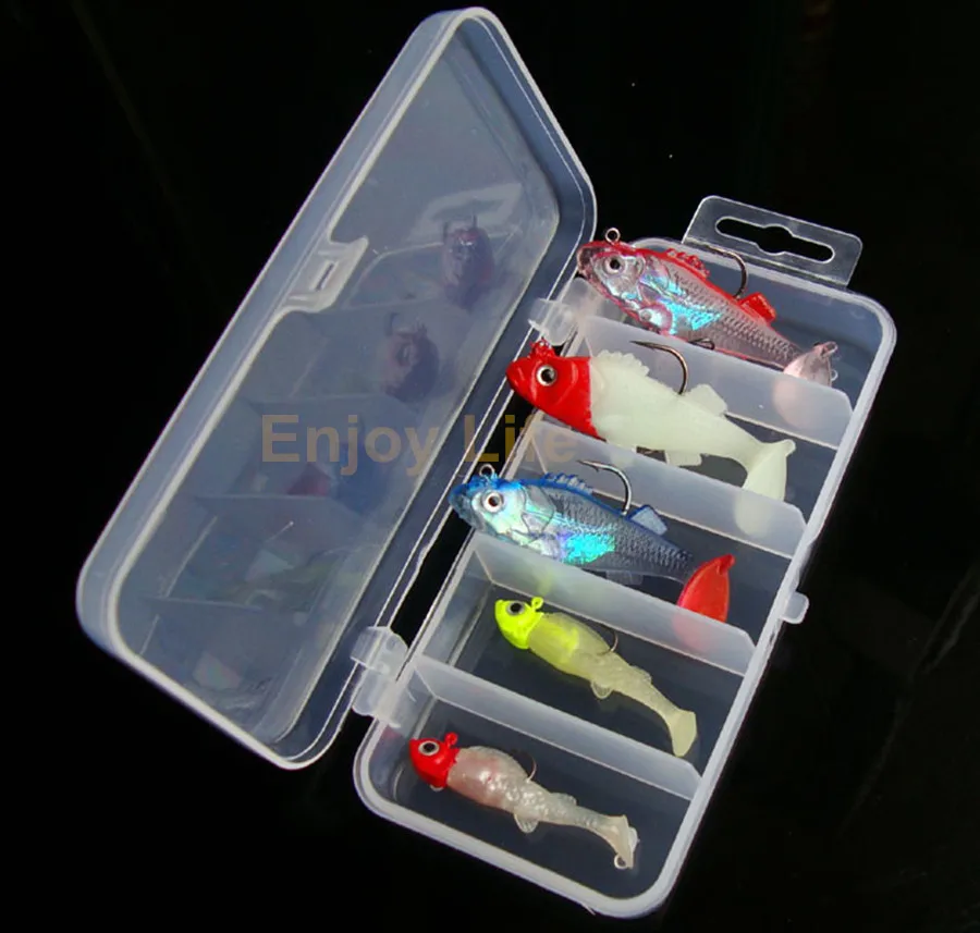 Рыболовные приманки для моря приманка в коробке Мягкая светящаяся свинцовая