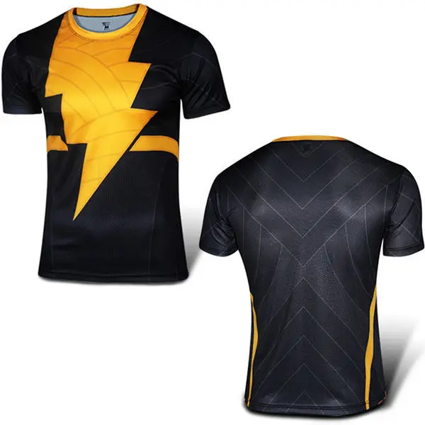 Free Shipping NEW 2015 Marvel Captain America 2 Super Hero lycra compression tights sport T shirt Men | Мужская одежда