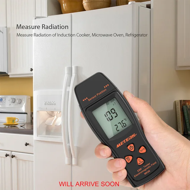 Ручной Мини Цифровой детектор излучения EMF с ЖК дисплеем измеритель