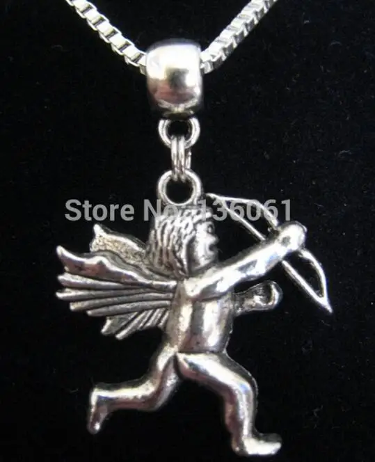 Винтажные серебряные наручники в виде Луны звезды клевера ангела якоря сердца