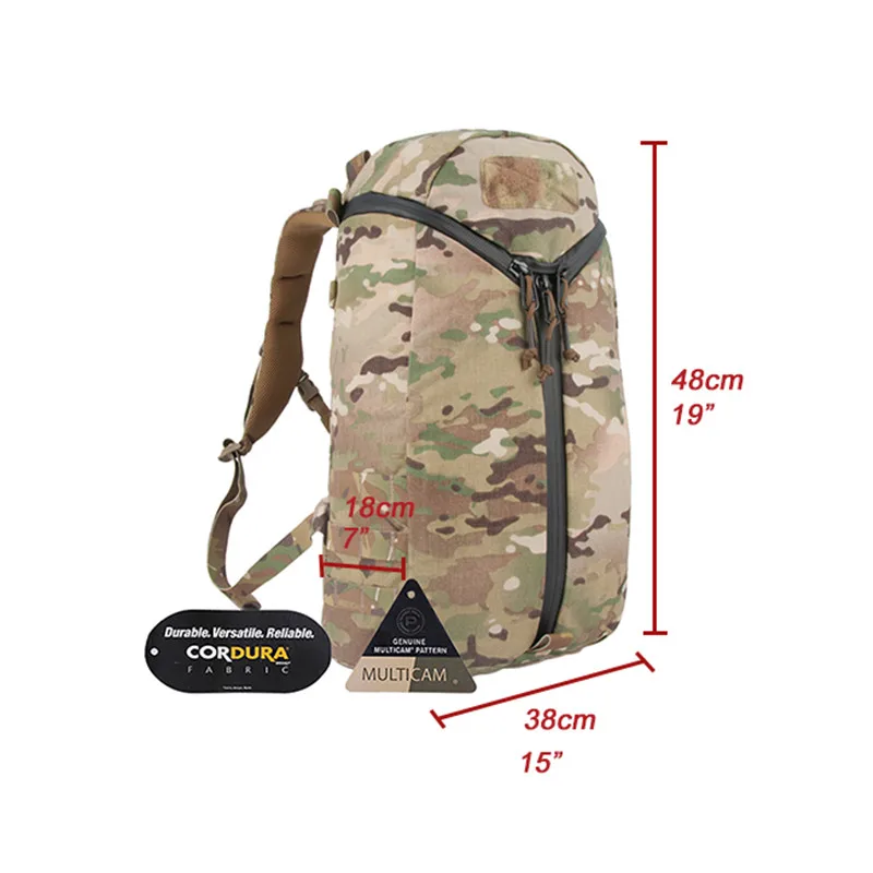 

Emerson Y Shape Zipper Backpack With Loop Patch Pannel Multicam Tactical Quick Open Utility Bag EDC Shoulder Bag