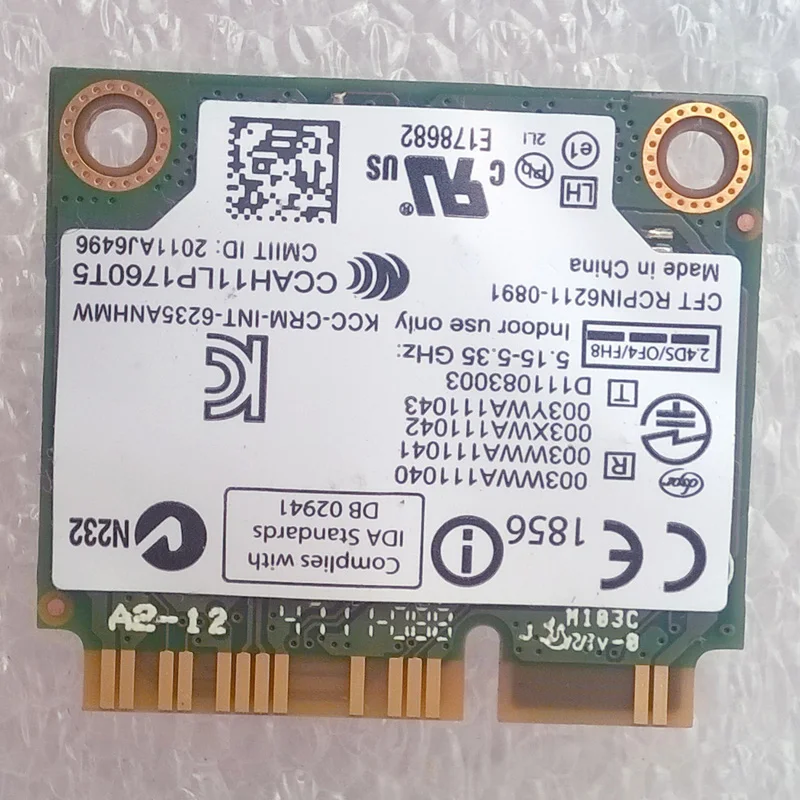 Intel Centrino Advanced-N 6235 802 11 abgn 2x2 JP2 WiFi и BT4.0 комбинированная карта PA5001U-1MPC | Компьютеры
