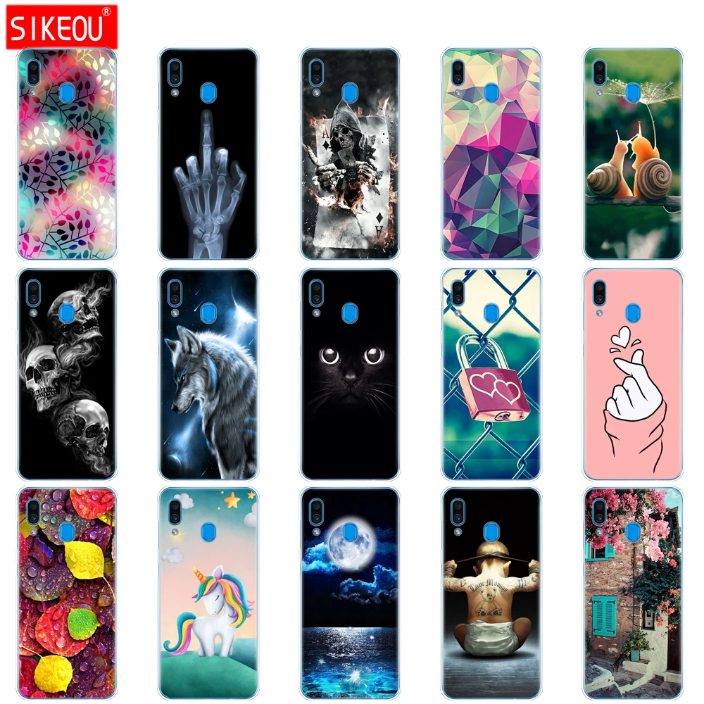 Чехол для Samsung Galaxy A20 чехол A20E силиконовая задняя крышка A 20 2019 A205F A202F мягкие чехлы