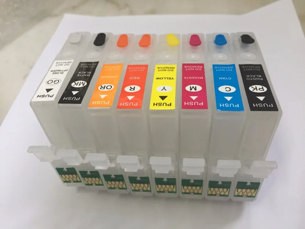 Картридж для принтера Epson Surecolor P400 многоразовый T3240 T3241 T3242 T3243 T3244 T3247 T3248 T3249|refillable