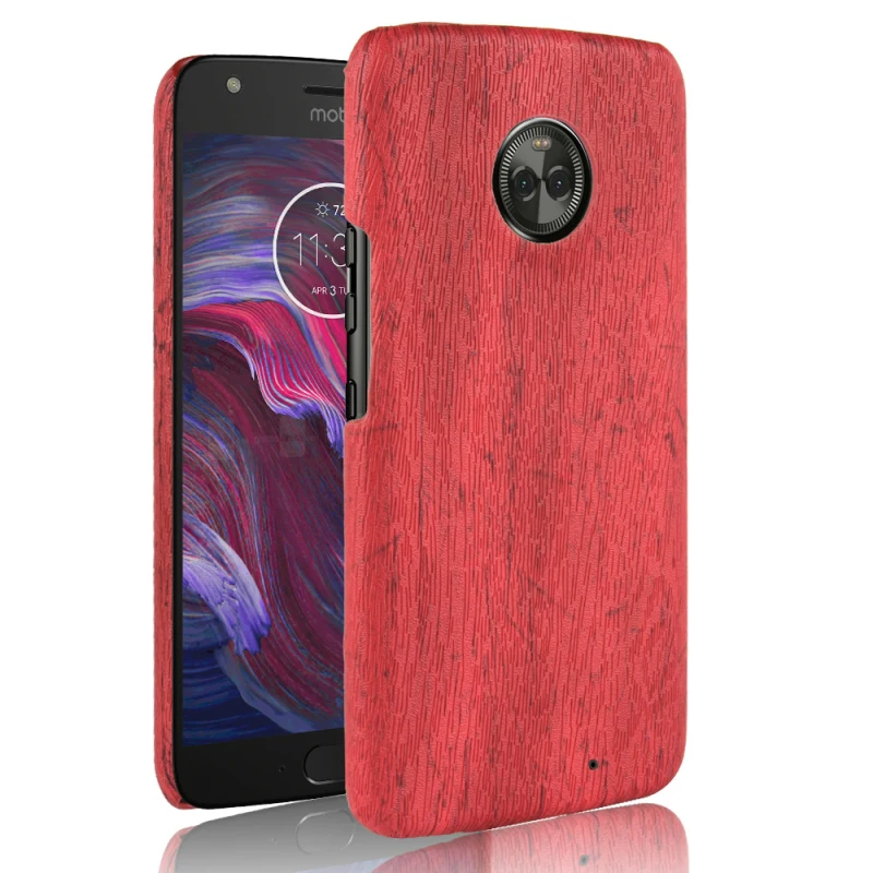 Чехол для MOTO X4 задняя крышка искусственная кожа + Поликарбонат Жесткий телефона