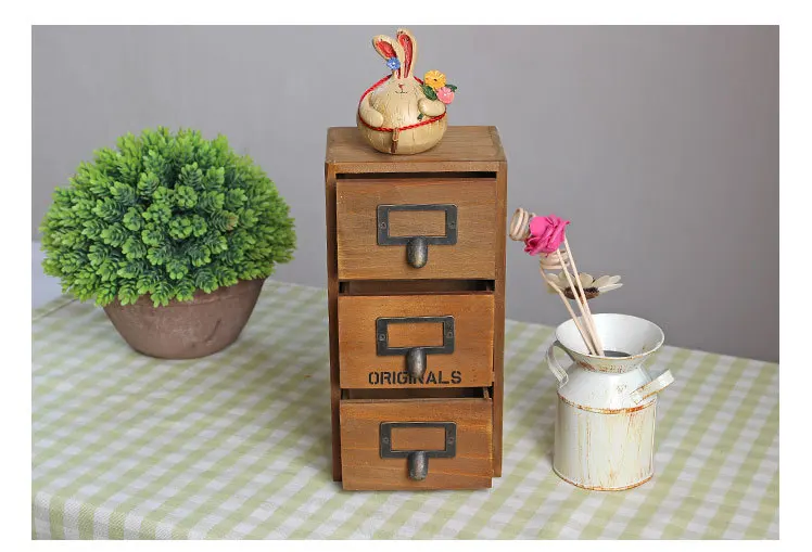 Замечательный массив деревянное домашнее украшение коробка для хранения из