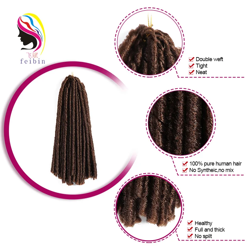 14 &quotискусственного Locs Косу Волосы Синтетические Крючком Сенегальский Twist