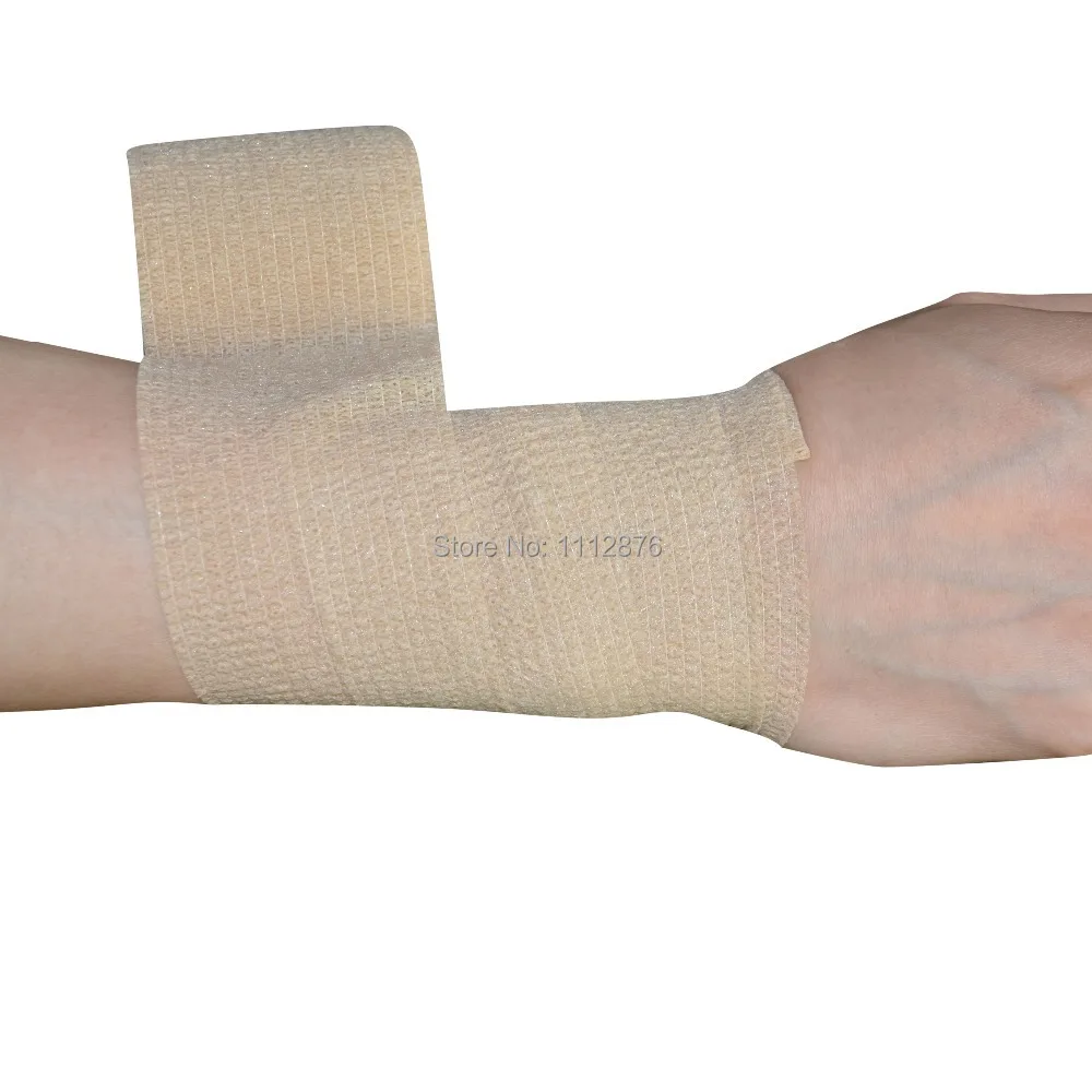 7.5cm x 4.5m Coban Elastic Self Adhesive Nonwoven Cohesive Bandage 3&quotx5yds Wrap Latex Free | Спорт и развлечения