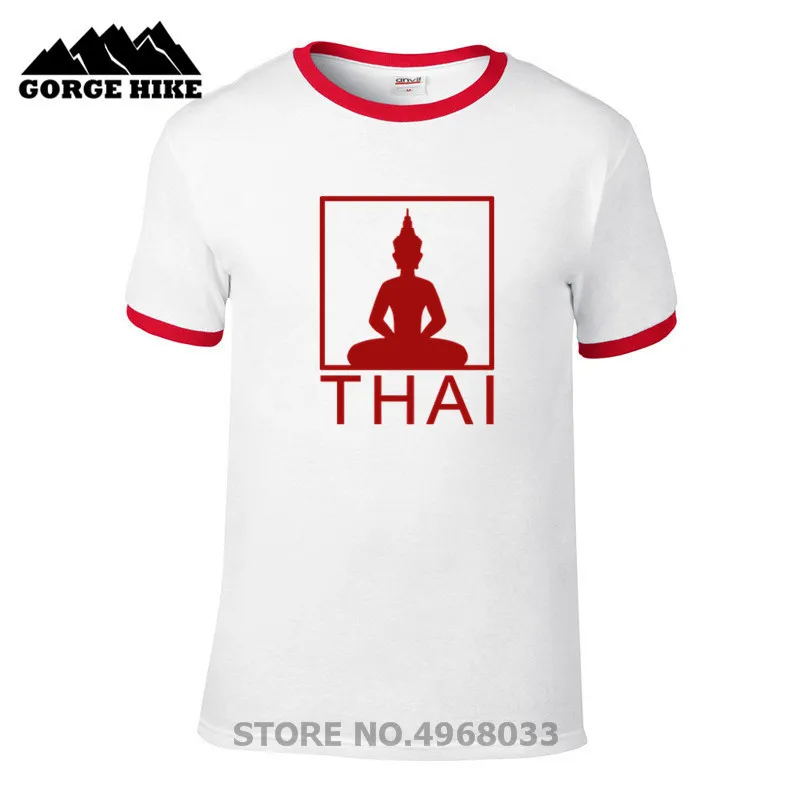 Персонализированные креативные Дизайнерские мужские футболки 100% хлопок тайская