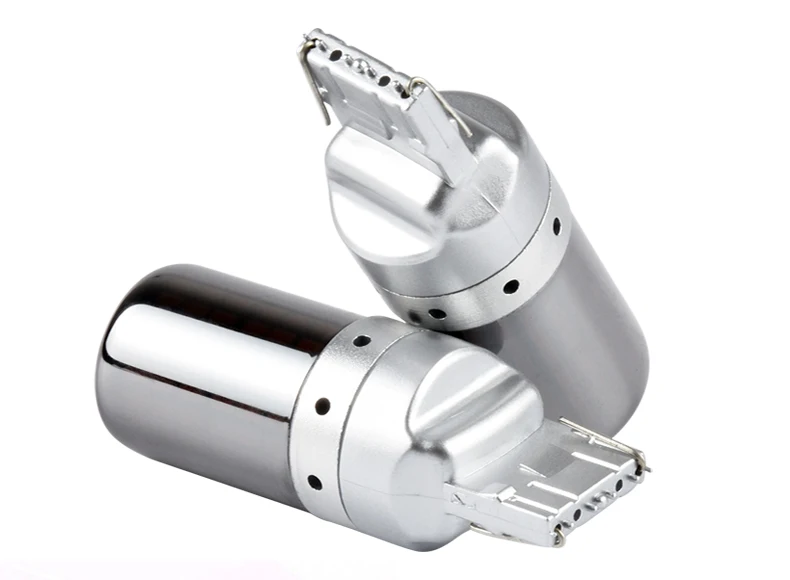 S25 T20 7440 W21W скрытый светодиодный светильник хромированный Янтарный 144 smd CanBus без ошибок 1156 BA15S P21W PY21W лампа сигнал поворота лампа без вспышки 1 шт
