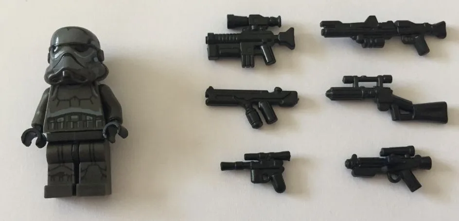 6 шт./компл. Звездные войны тень клон штурмовики Мини фигурки строительные блоки