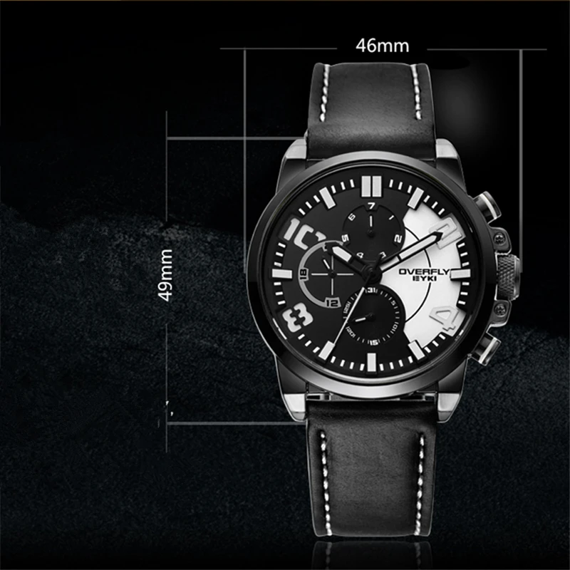 Для мужчин Спорт Часы EYKI Элитный бренд человек кварцевые часы Пояса из