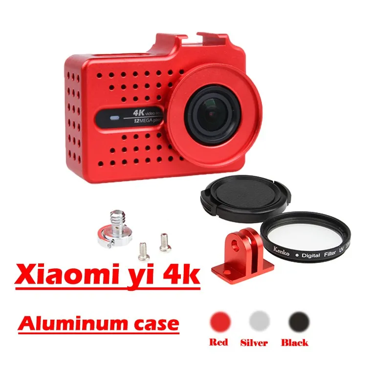Для xiaomi yi 4 K камеры аксессуары Алюминиевый сплав металла Корпус Frame Защитный