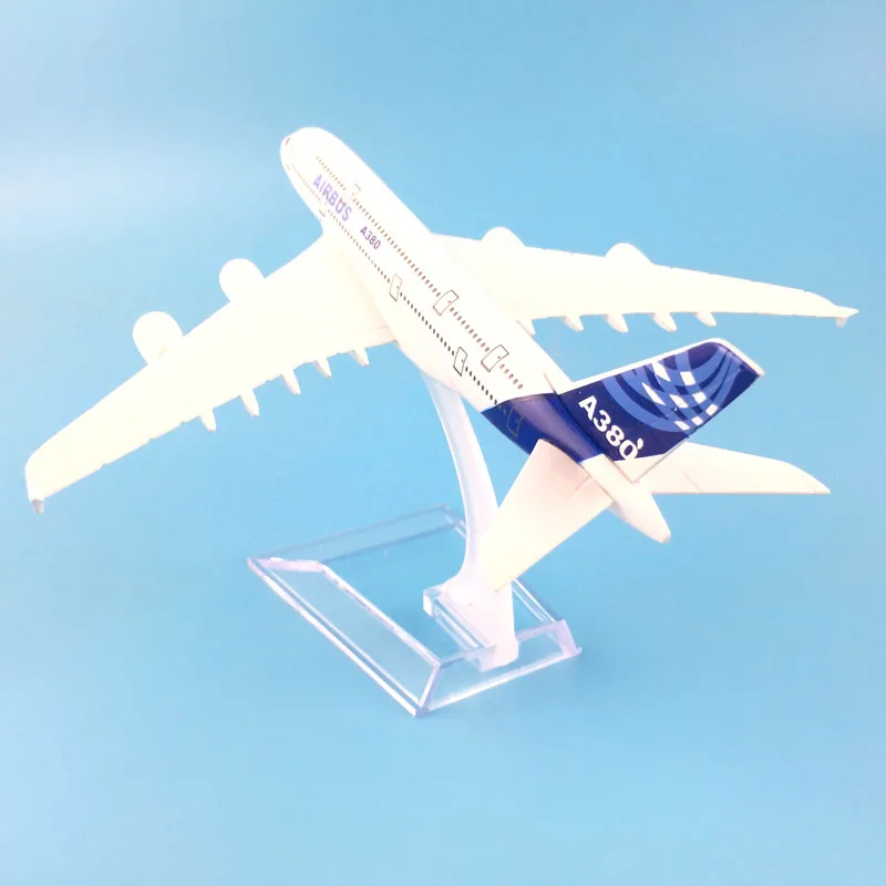 Бесплатная доставка 16 см AIRBUS A380 AIRLINES модель самолета из металлического сплава