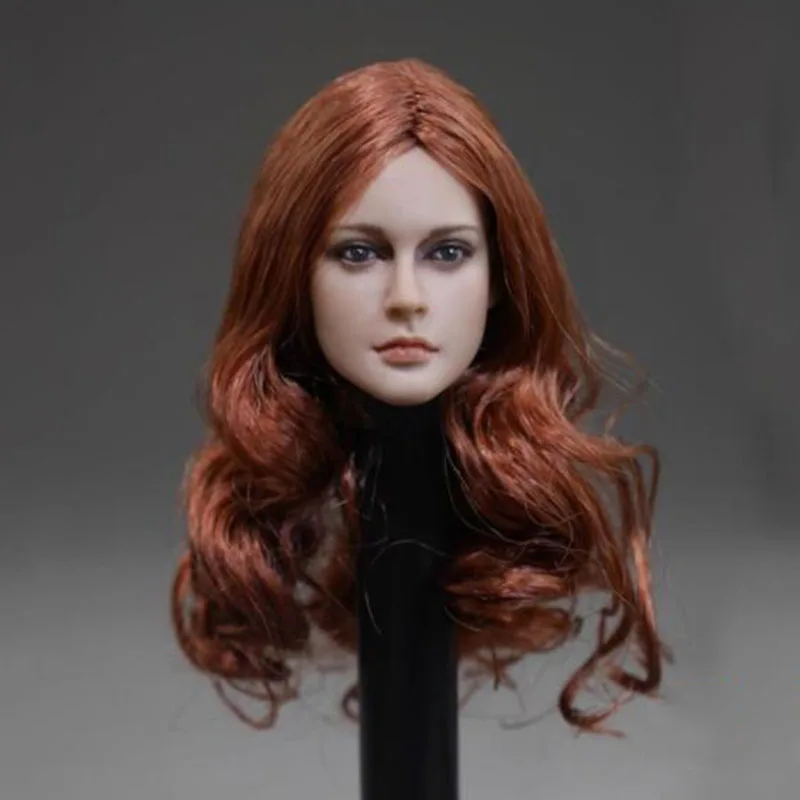 

1/6 Scale D-005 Beauty Curve Long Hair Headplay for 12" Female Girl Sexy Lady Woman PH JD Jiaodol Action Figure Body Head Sculpt