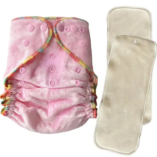 Naughtybaby бамбуковые велюровые тканевые подгузники все в одном размере нет