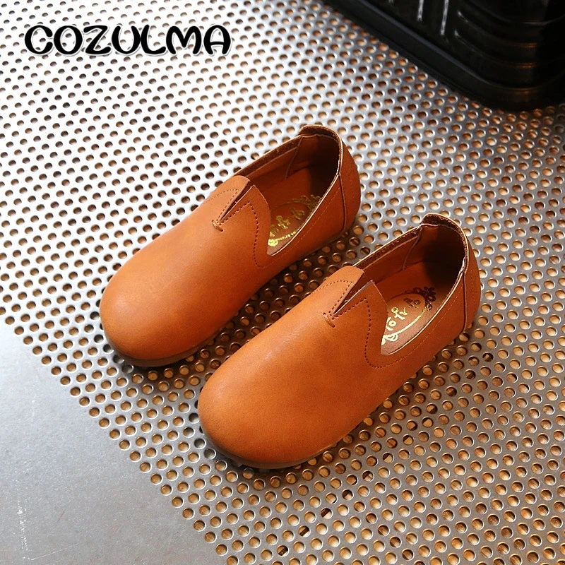 COZULMA Spring Style Kids Shoes For Girls Prinecss Children Flat Sneakers Casual Leather High Quality | Детская одежда и обувь