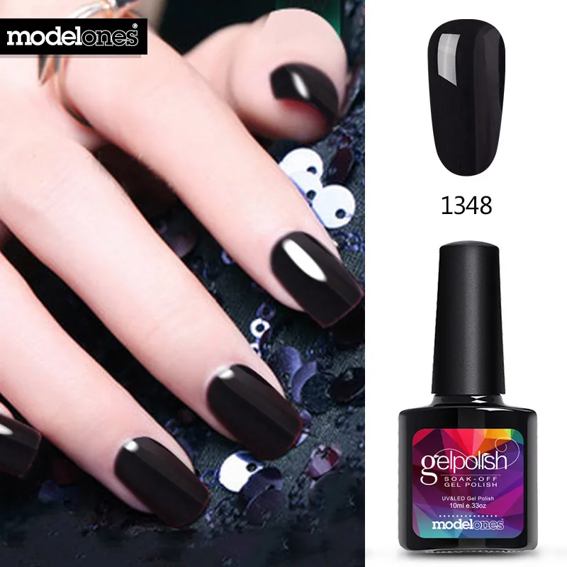 Модный розовый гель лак для ногтей Modelones 10 мл УФ долговечный замачиваемый горячий