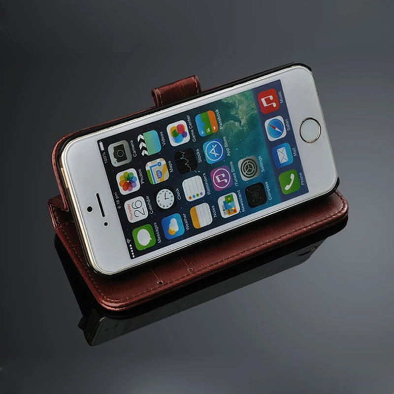 Флип-чехол для iPhone 5 5S чехол 4 4S 6 S PLUS 7 8 X s кожаный бумажник магнитная защита карт
