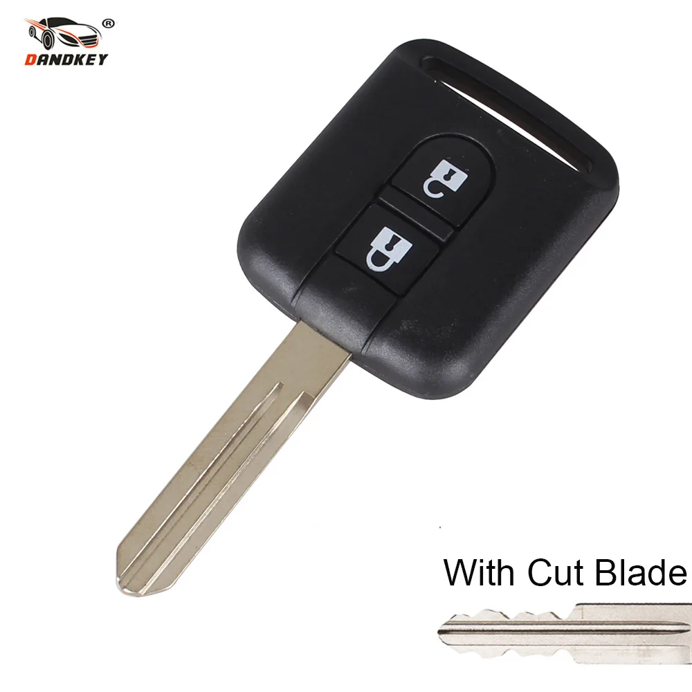 Чехол для автомобильного ключа DANDKEY cut/uncut blade Nissan Micra 350Z Pathfinder Navara Fob|Ключ от авто| |