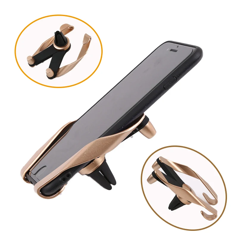 1 шт. Авто кондиционер Выход мобильный телефон подставка M type для Audi a4 b6 a3 Ford focus 2 3