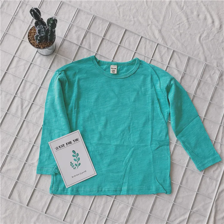 Детская одежда 2018 новые корейские футболки для маленьких девочек детские